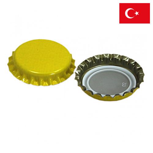 Крышки крончатые металлические из Турции