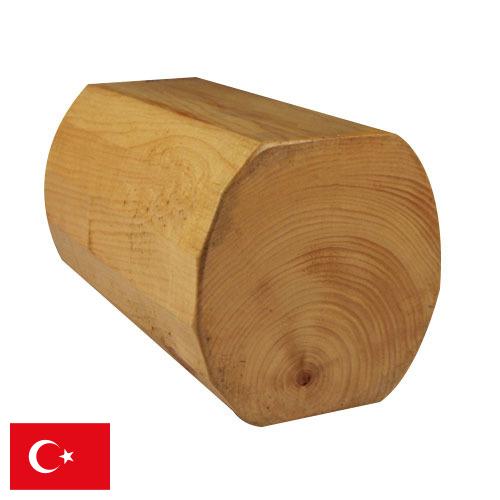 лесоматериалы круглые из Турции