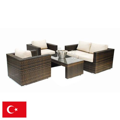 Мебель плетеная из Турции