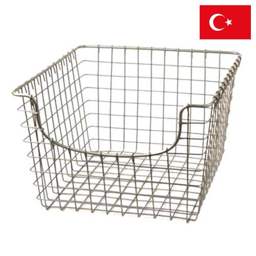 металлические корзины из Турции