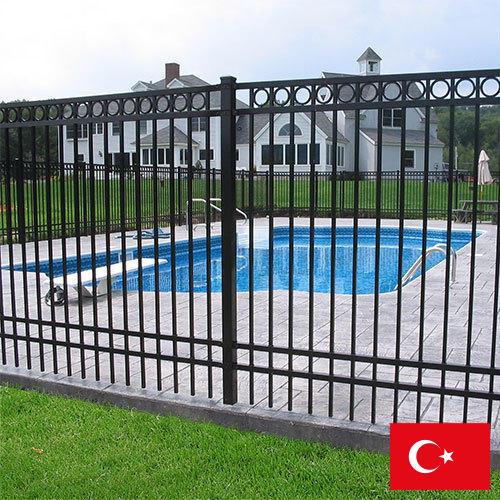 металлические ограждения из Турции