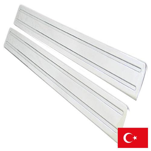 Накладки на пороги из Турции