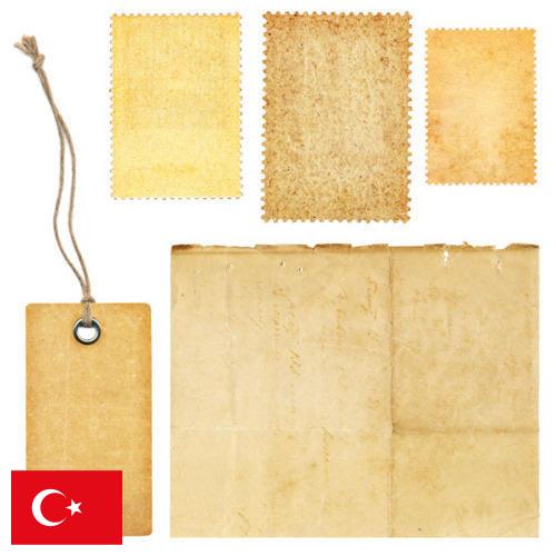 наклейки бумажные из Турции