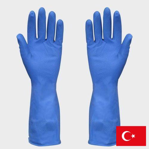 перчатки латексные из Турции