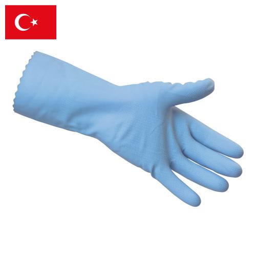 перчатки резиновые из Турции