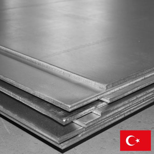 Пластины стальные из Турции