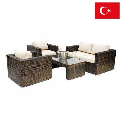 Плетеная мебель из лозы из Турции