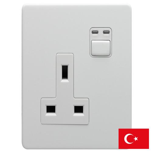 Силовые розетки из Турции