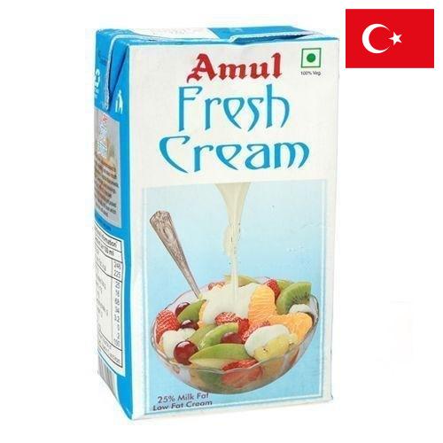 сливки молочные из Турции