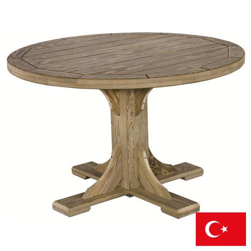 стол круглый из Турции