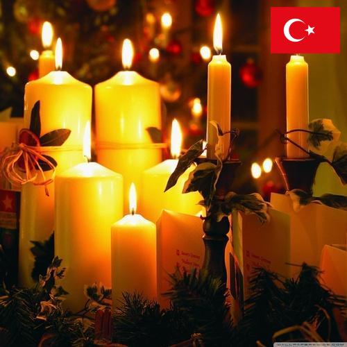 Свечи новогодние из Турции