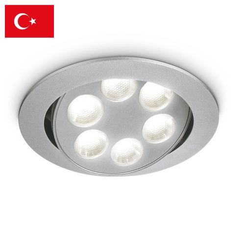 Светильники встраиваемые из Турции