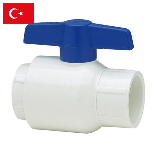 Трубопроводная арматура из пластиков из Турции