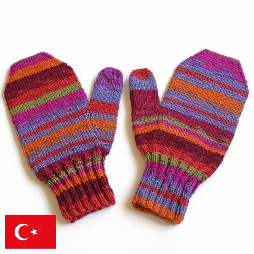 Варежки женские из Турции