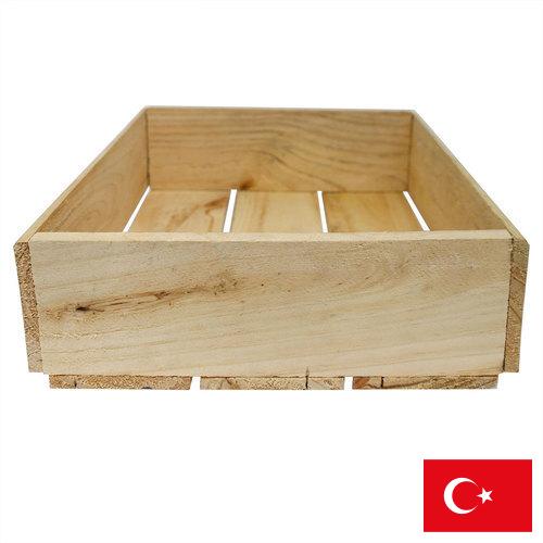 Ящики деревянные из Турции