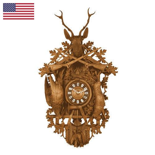 Часы с кукушкой из США