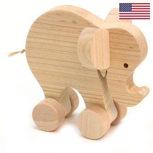 деревянные игрушки из США
