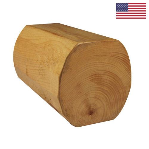 лесоматериалы круглые из США