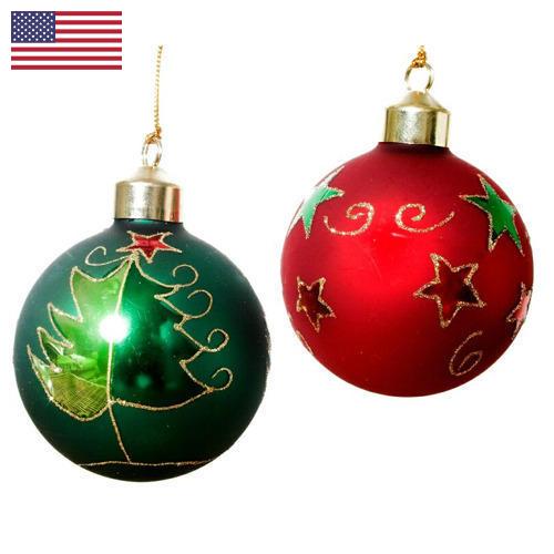 Новогодние шары из США