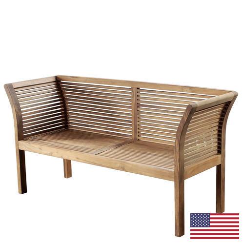 Садовые скамейки из США