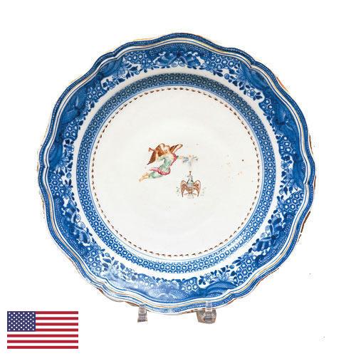 тарелка фарфоровая из США
