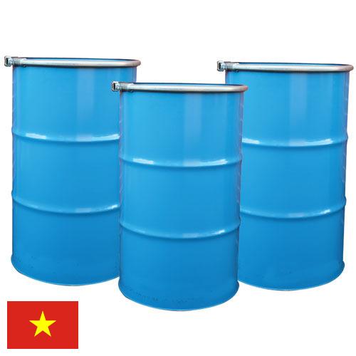 Бочки металлические из Вьетнама
