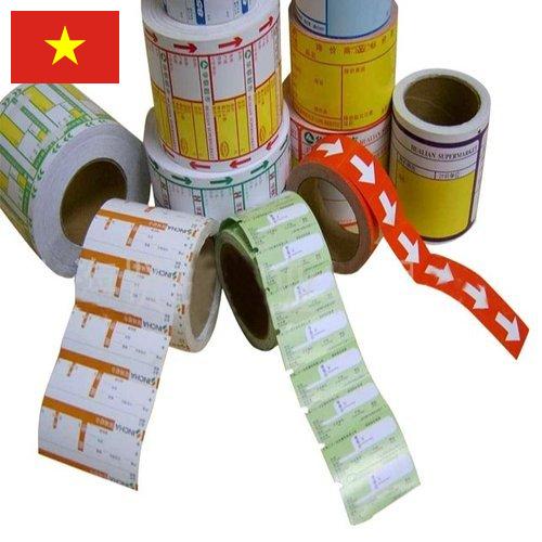 Этикетки самоклеящиеся из Вьетнама