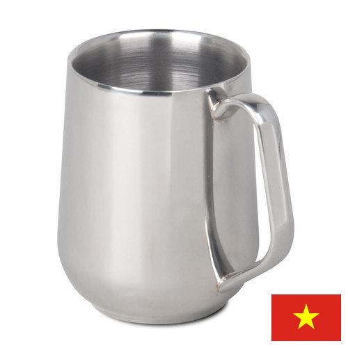 кружка из стали из Вьетнама
