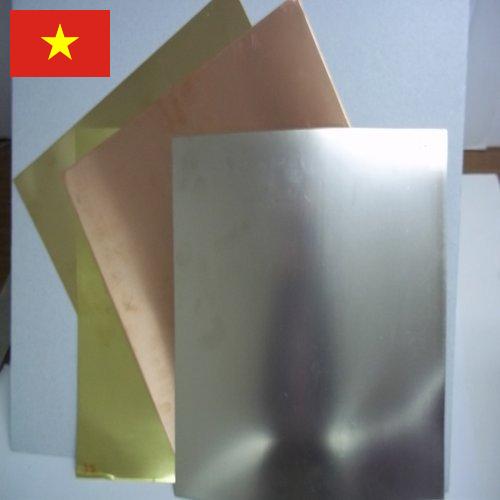 Листы металлические из Вьетнама