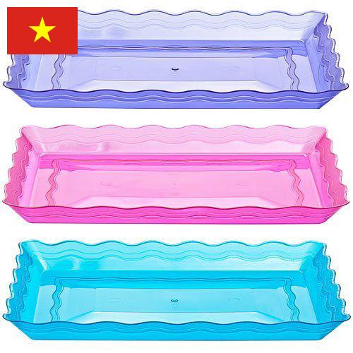 Лотки пластиковые из Вьетнама