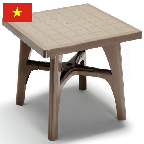 Мебель пластиковая из Вьетнама