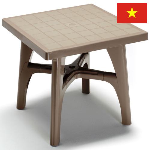 мебель пластмассовая из Вьетнама