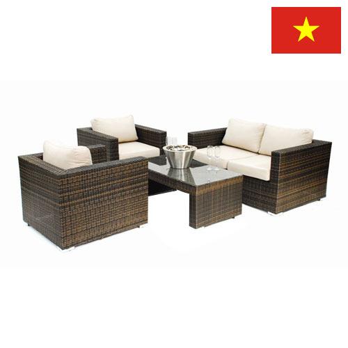 Мебель плетеная из Вьетнама