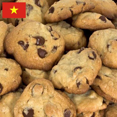 печенье с шоколадом из Вьетнама