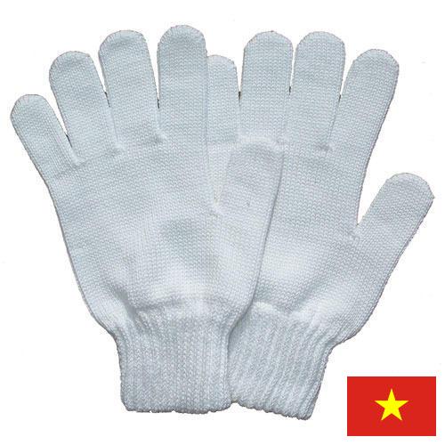 Перчатки хлопчатобумажные из Вьетнама