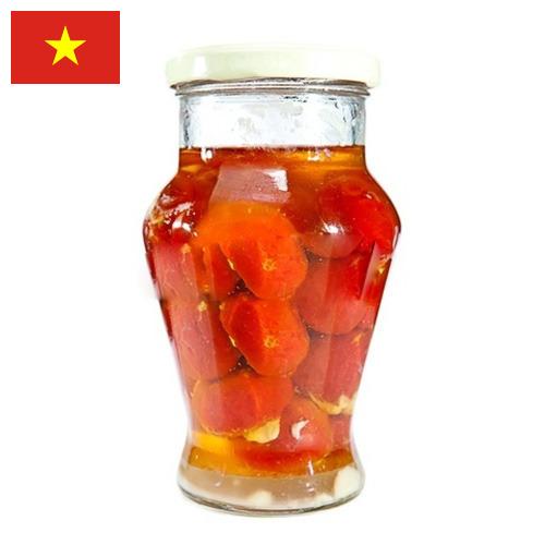 помидоры консервированные из Вьетнама
