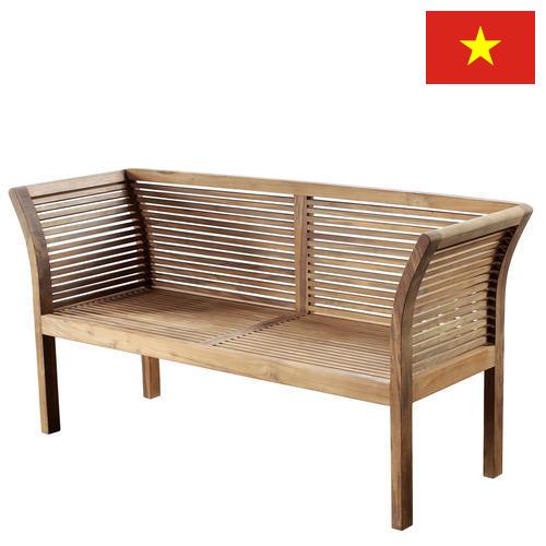 Садовые скамейки из Вьетнама