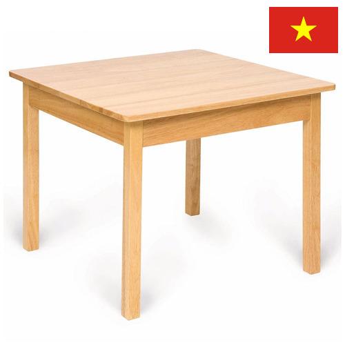 стол деревянный из Вьетнама